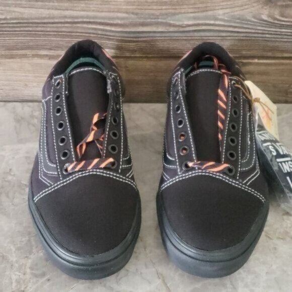 New Vans Old Skool Comfycush Discovery Cat Black Tiger Print Stripes Sneakers - Picture 3 of 7